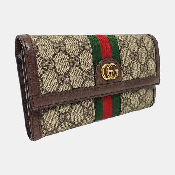 Ophidia Mini Monogram Coated Canvas Beige
