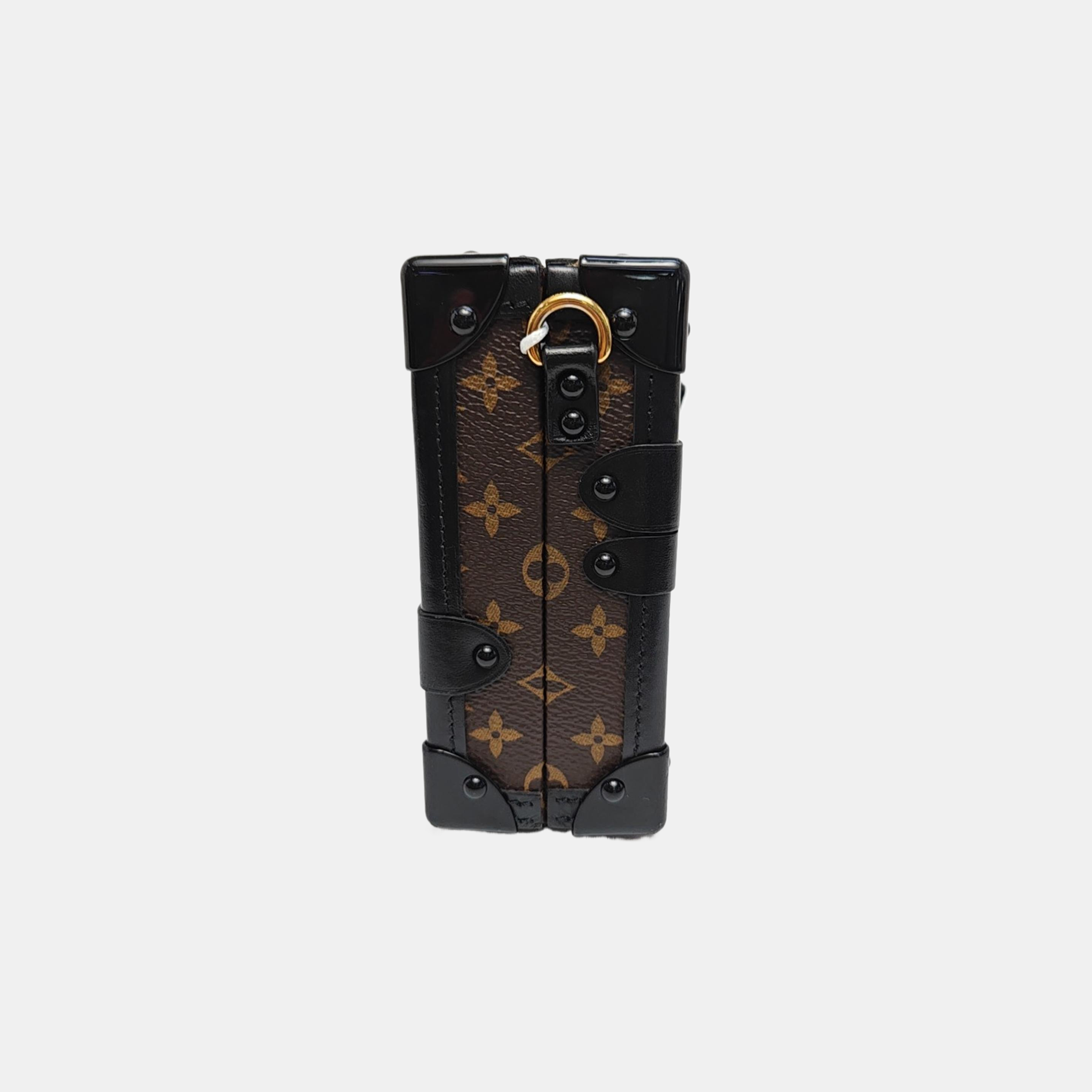 PETITE MALLE Monogram Coated Canvas Brown