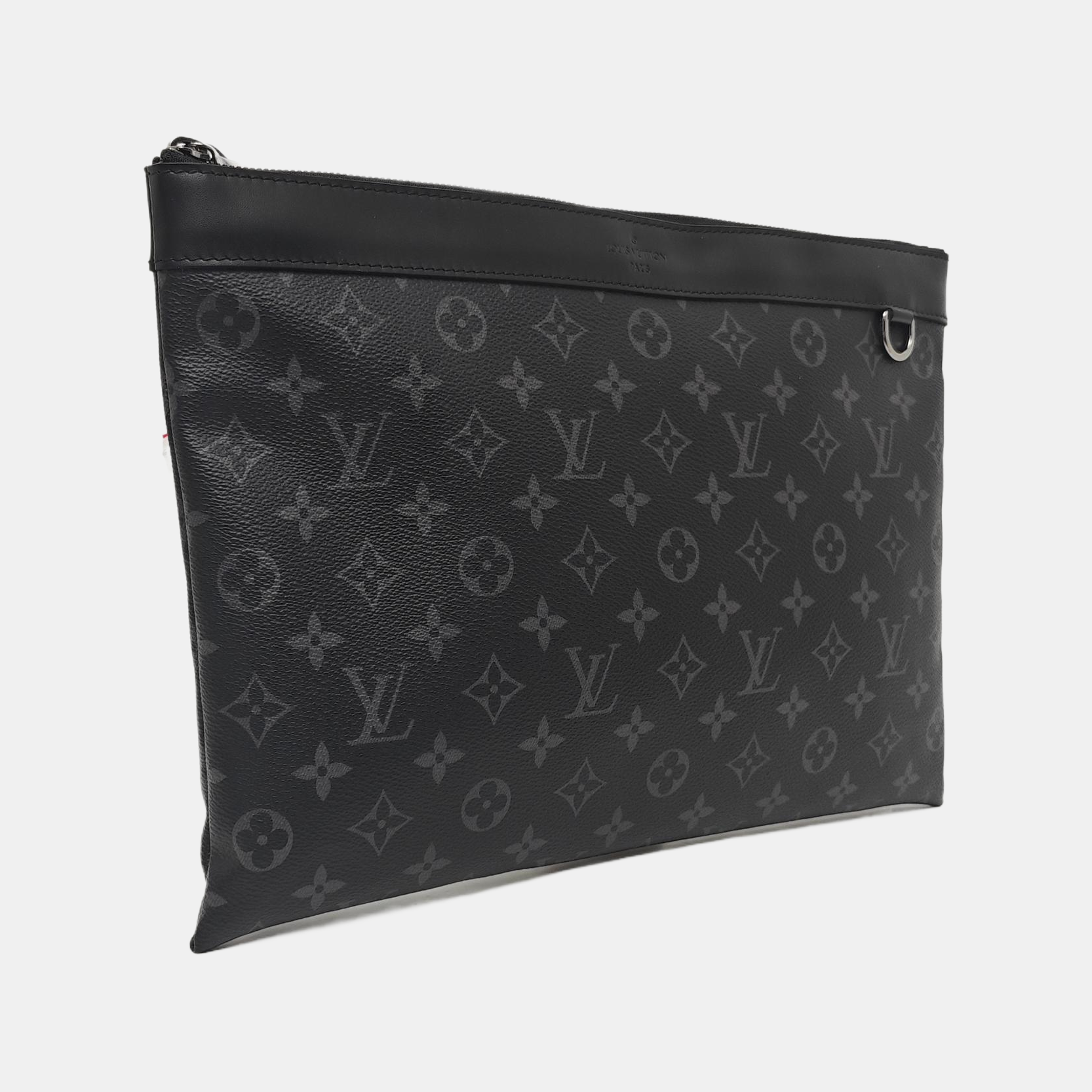 DISCOVERY Monogram Coated Canvas Gray