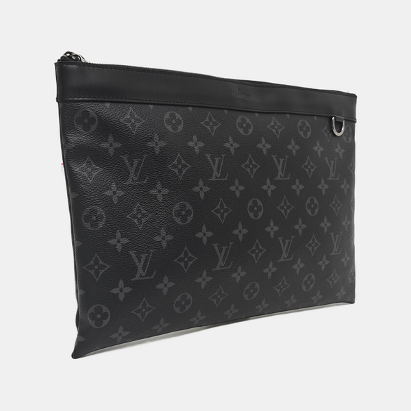 DISCOVERY Monogram Coated Canvas Gray