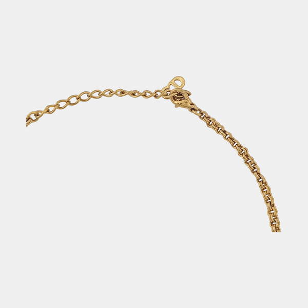 Petit CD Metal Gold Necklace