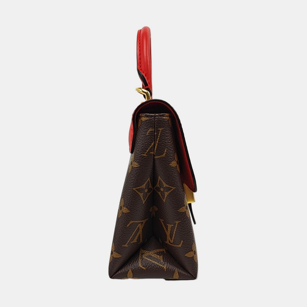 Authenticated pre-owned  LOCKY BB Monogram Coated Canvas Red - Shoulder Bag at Looply