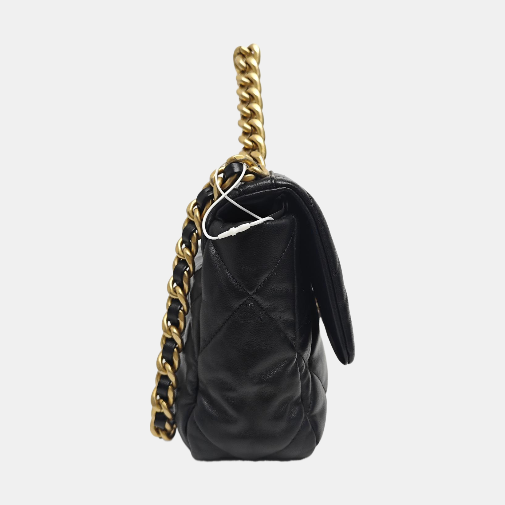 CHANEL 19 Small Quilted Lambskin Black