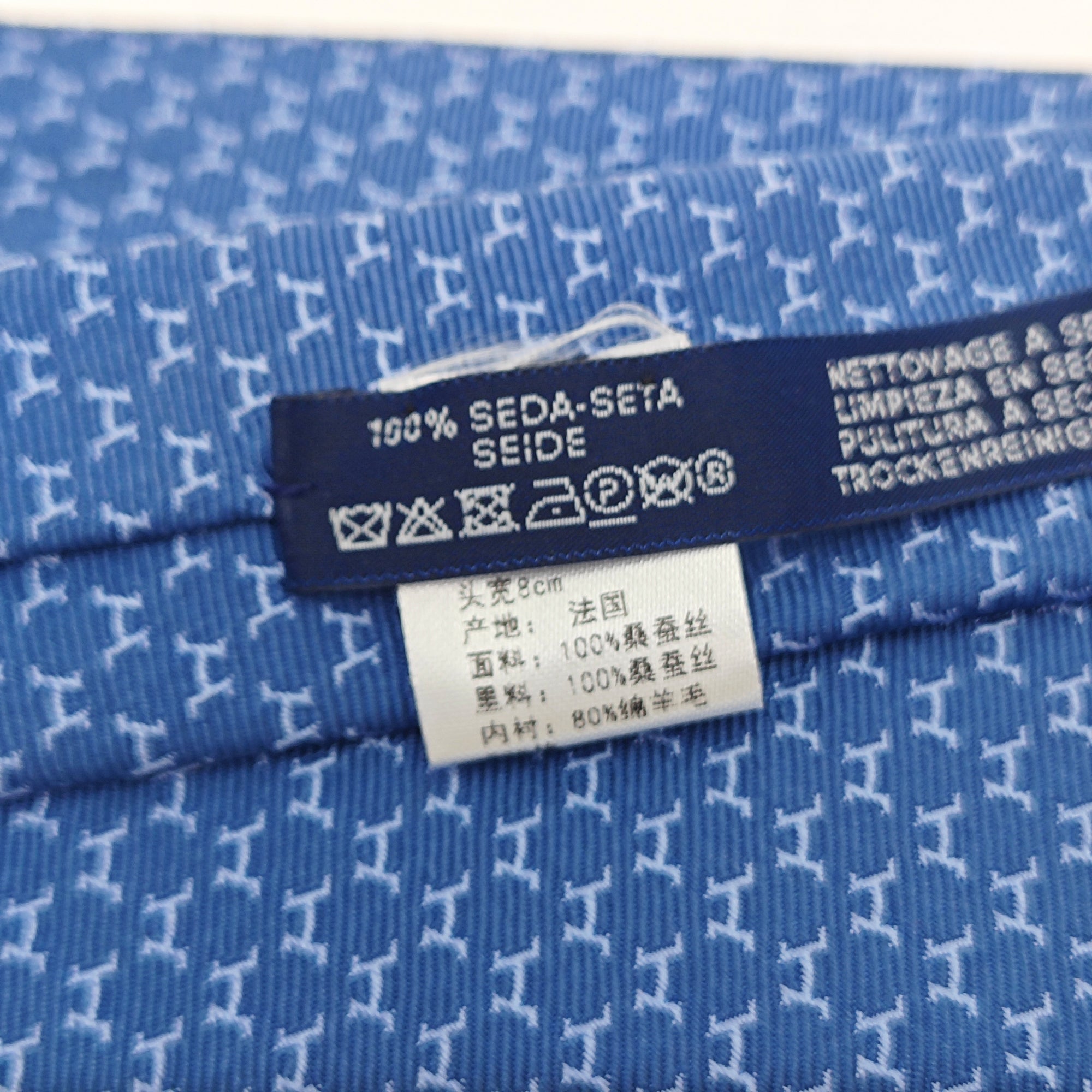Mulberry Silk Tie Blue