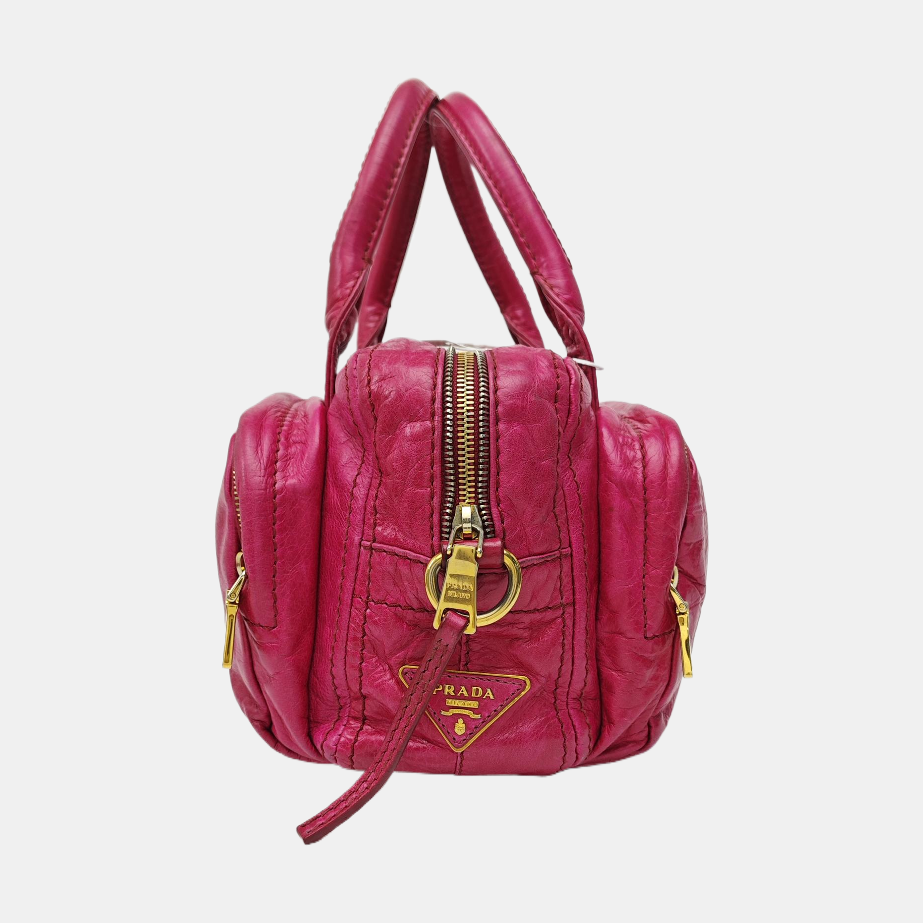 Calfskin Shoulder Bag Pink