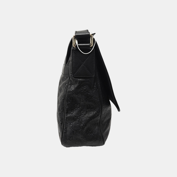 Ligne Shima Monogram Calfskin Black