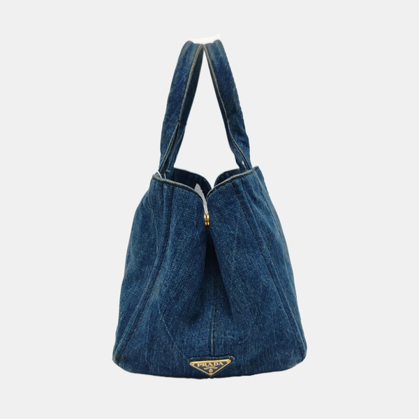 Denim Quilted Denim Blue