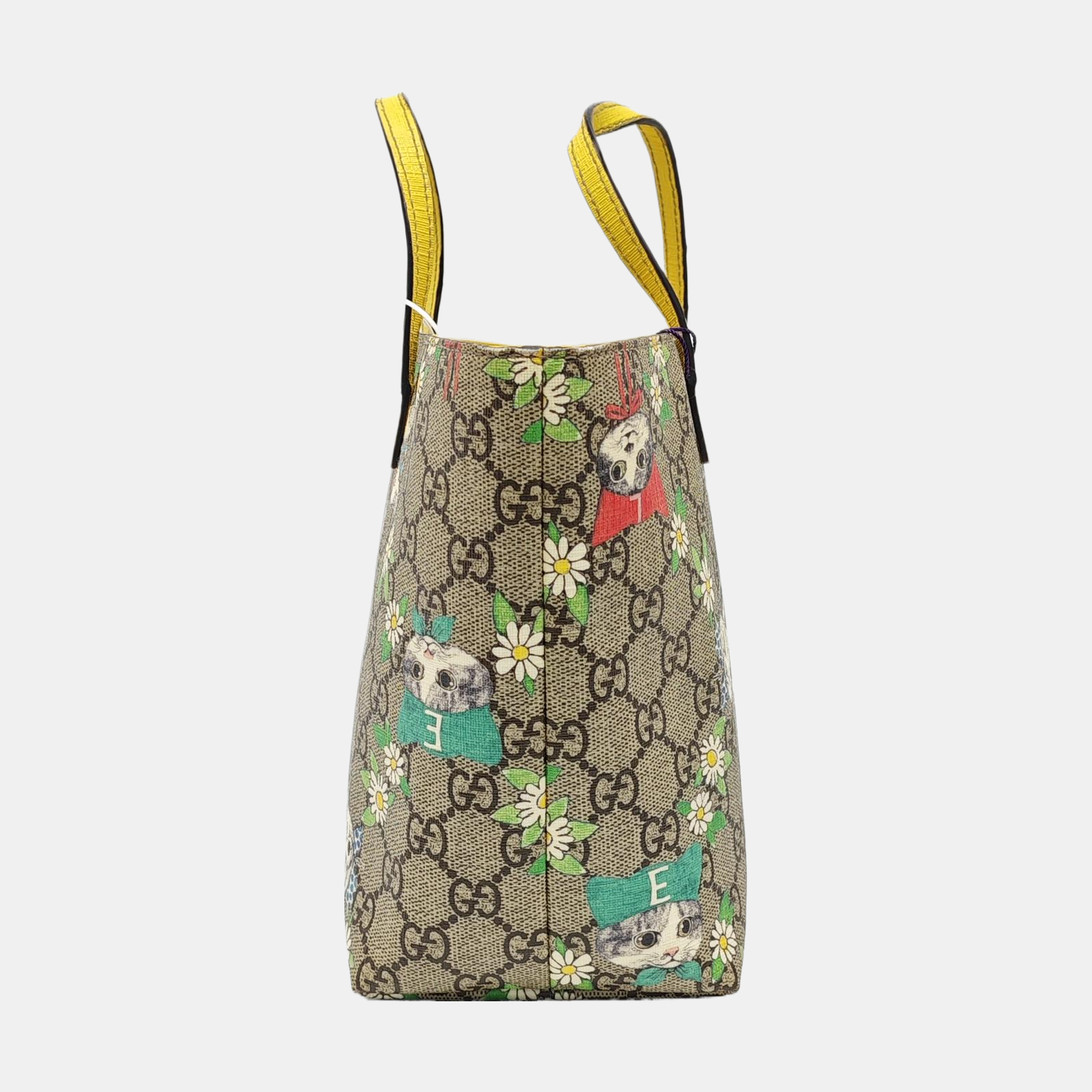 Coated Canvas Tote Bag Beige