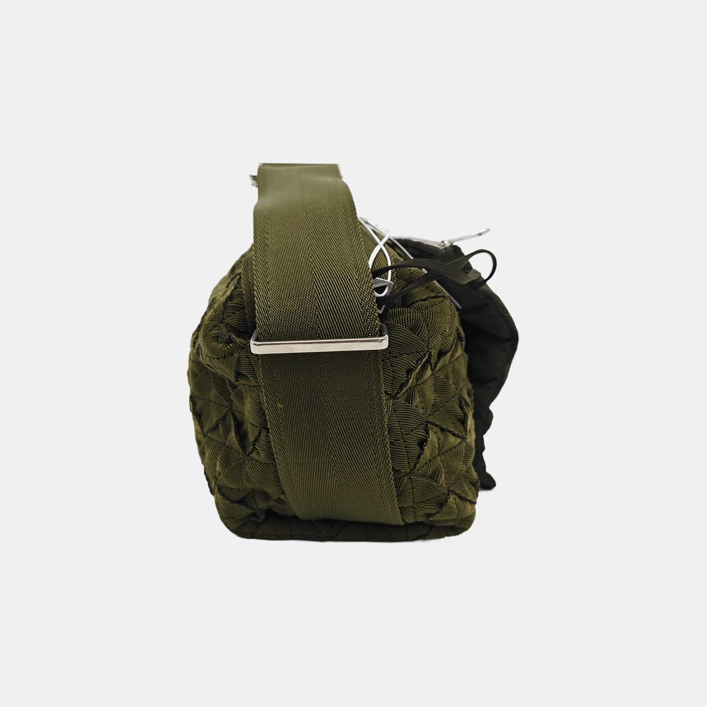 Fabric Shoulder Bag Green