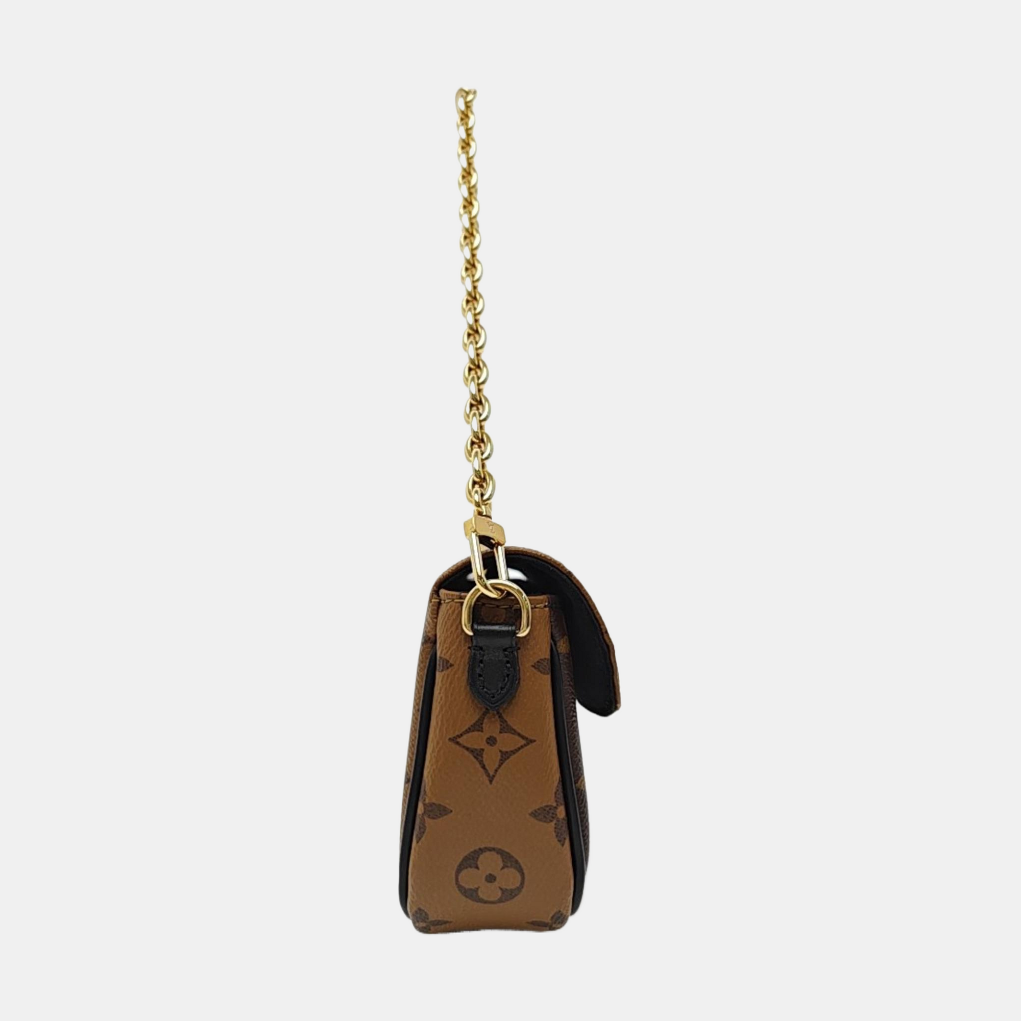 IVY Monogram Coated Canvas Brown