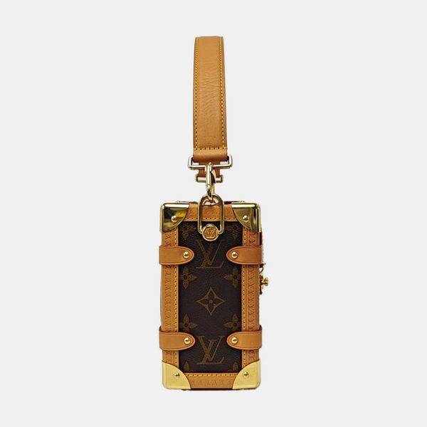 SIDE TRUNK MM Monogram Coated Canvas Brown