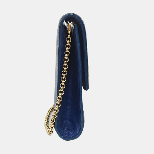 Gancini Calfskin Blue