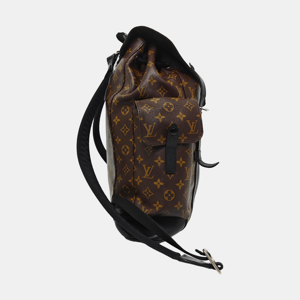 CHRISTOPHER MM Monogram Coated Canvas Brown