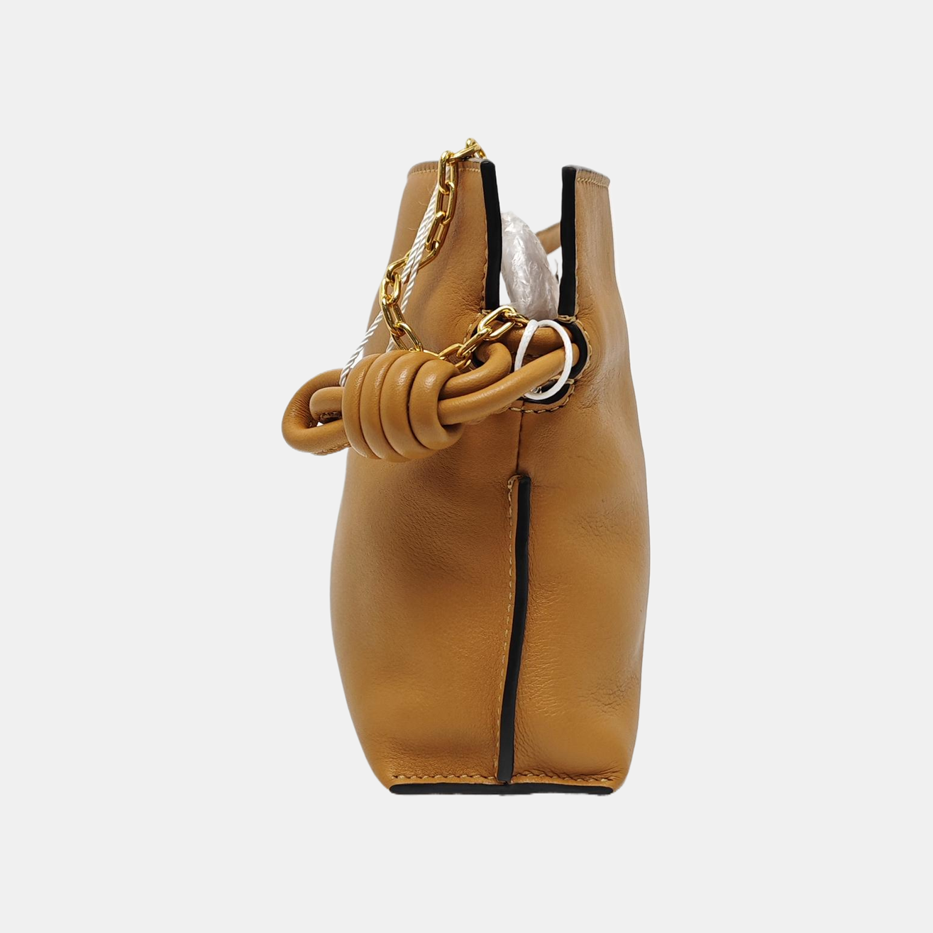 Authenticated pre-owned  Flamenco Super Mini Calfskin Brown - Shoulder Bag at Looply