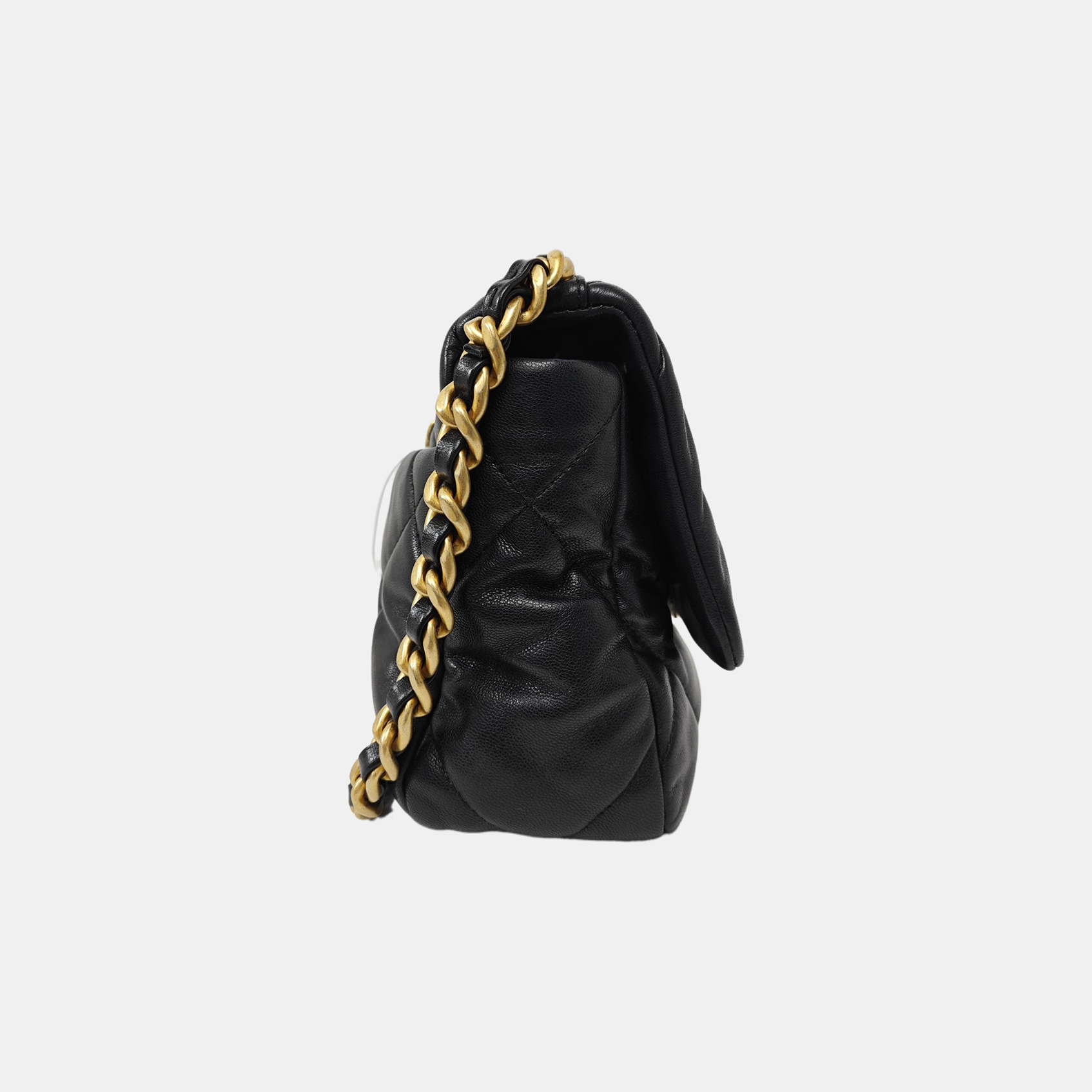 CHANEL 19 Quilted Lambskin Black