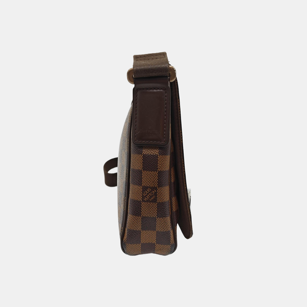 BROOKLYN Damier Ebene Coated Canvas Brown