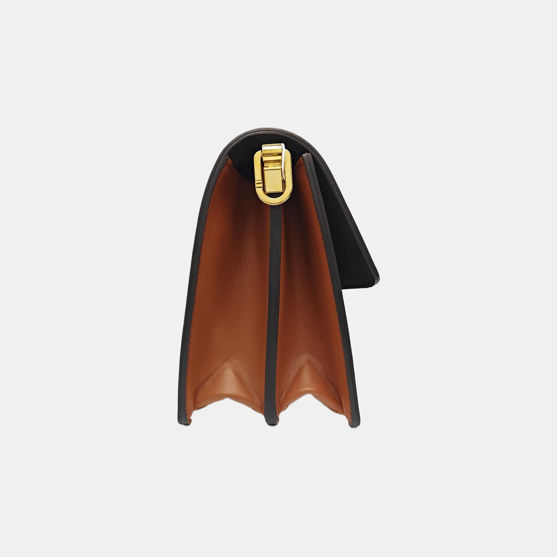 DAUPHINE MM Monogram Coated Canvas Brown