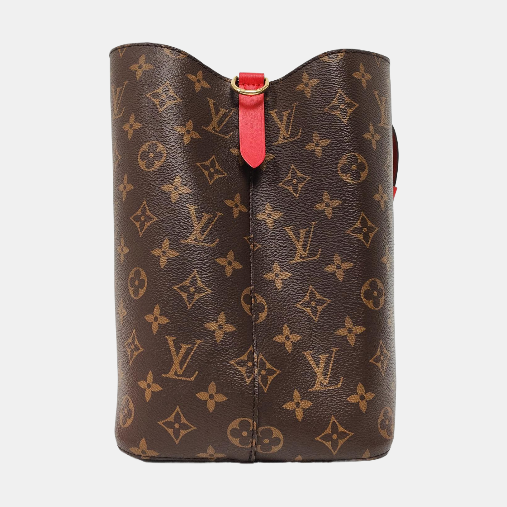 NÉONOÉ MM Monogram Coated Canvas Brown