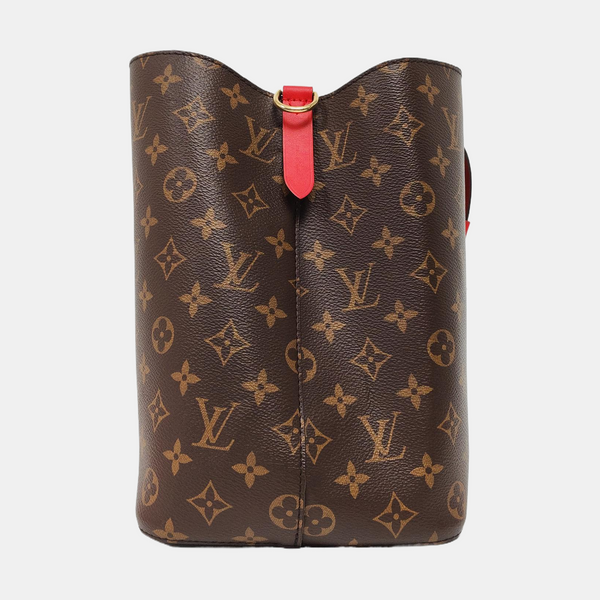 NÉONOÉ MM Monogram Coated Canvas Brown