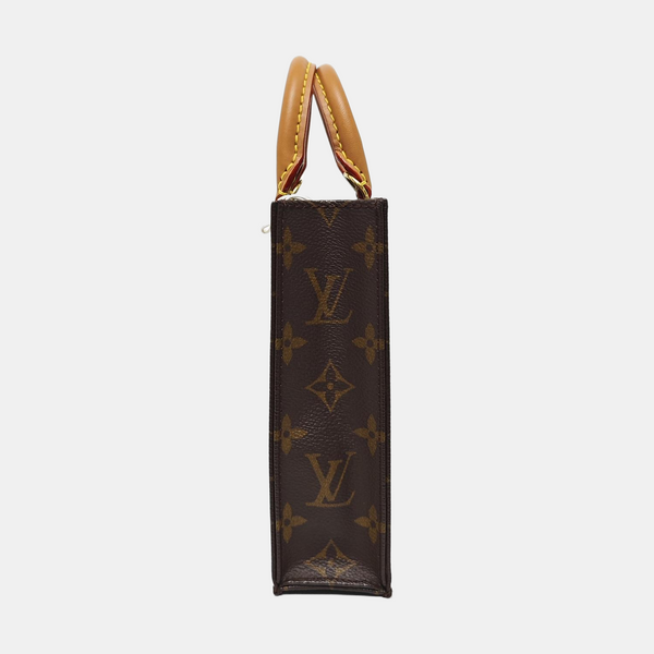 SAC PLAT Mini Lona Monogram Revestida Marrón
