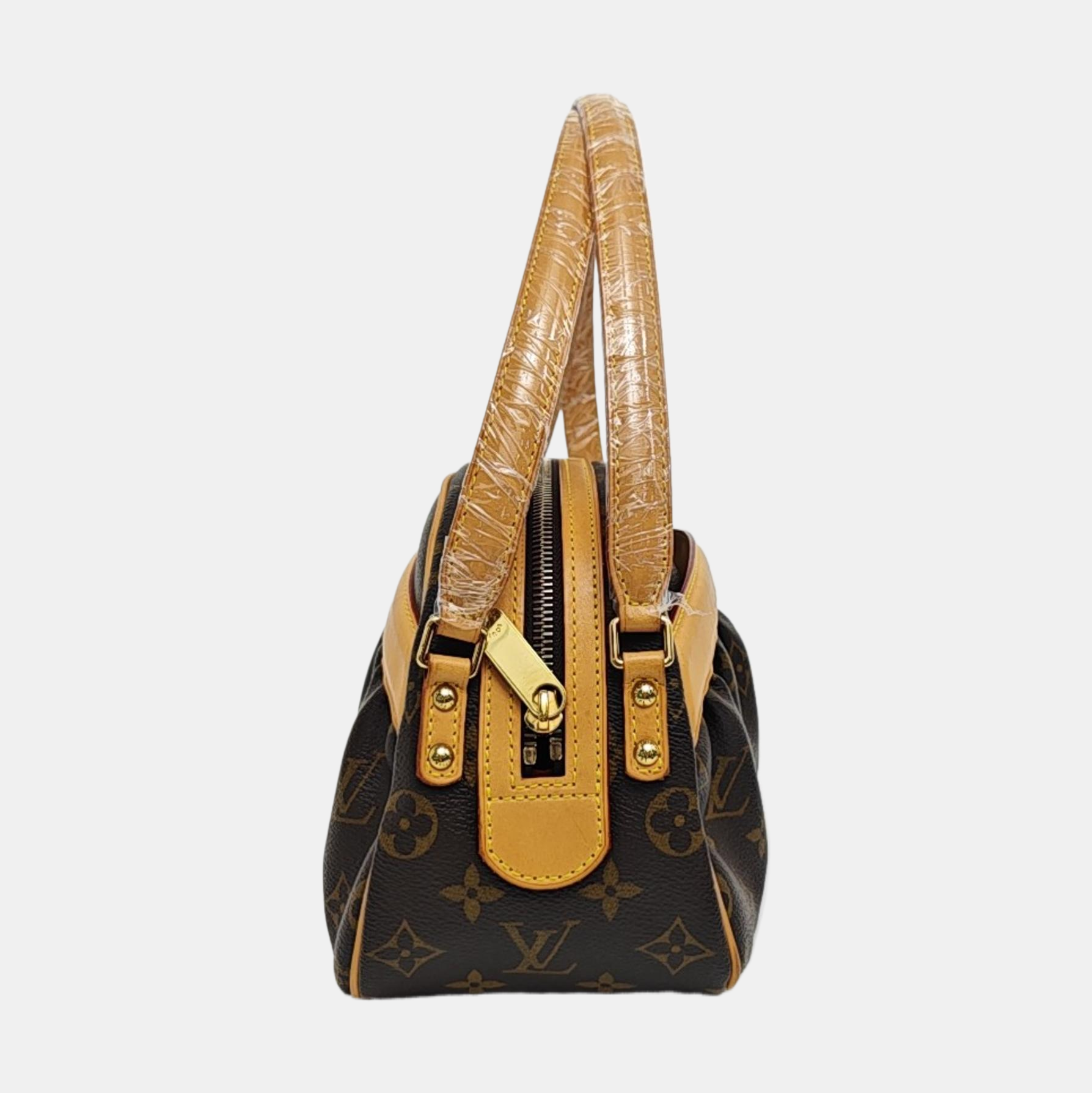 KLARA Monogram Coated Canvas Brown