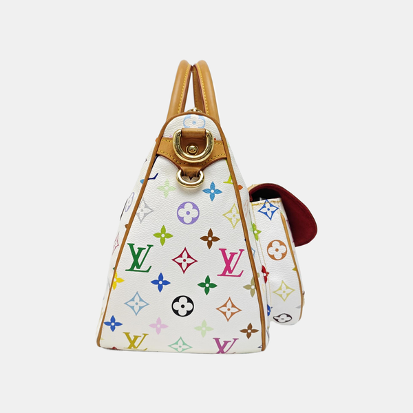 LV × TM RITA Monogram Coated Canvas White