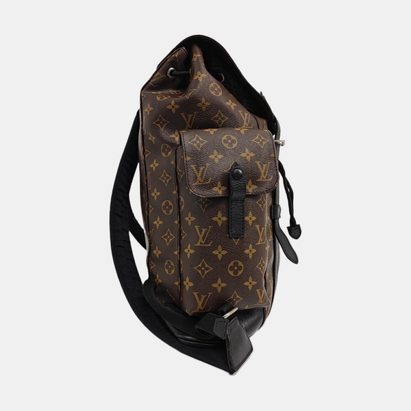 CHRISTOPHER MM Monogram Coated Canvas Brown