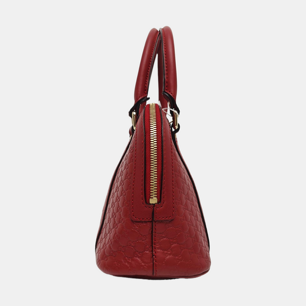 Microguccissima Monogram Calfskin Red