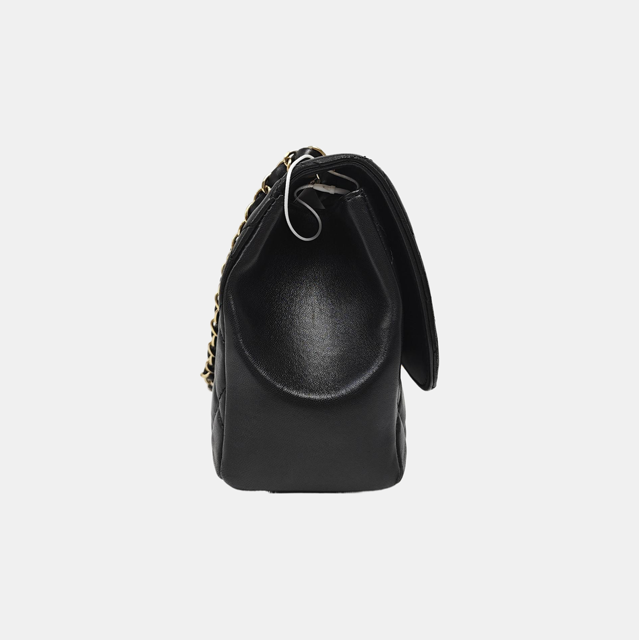 CLASSIC SINGLE FLAP Medium Quilted Lambskin Black