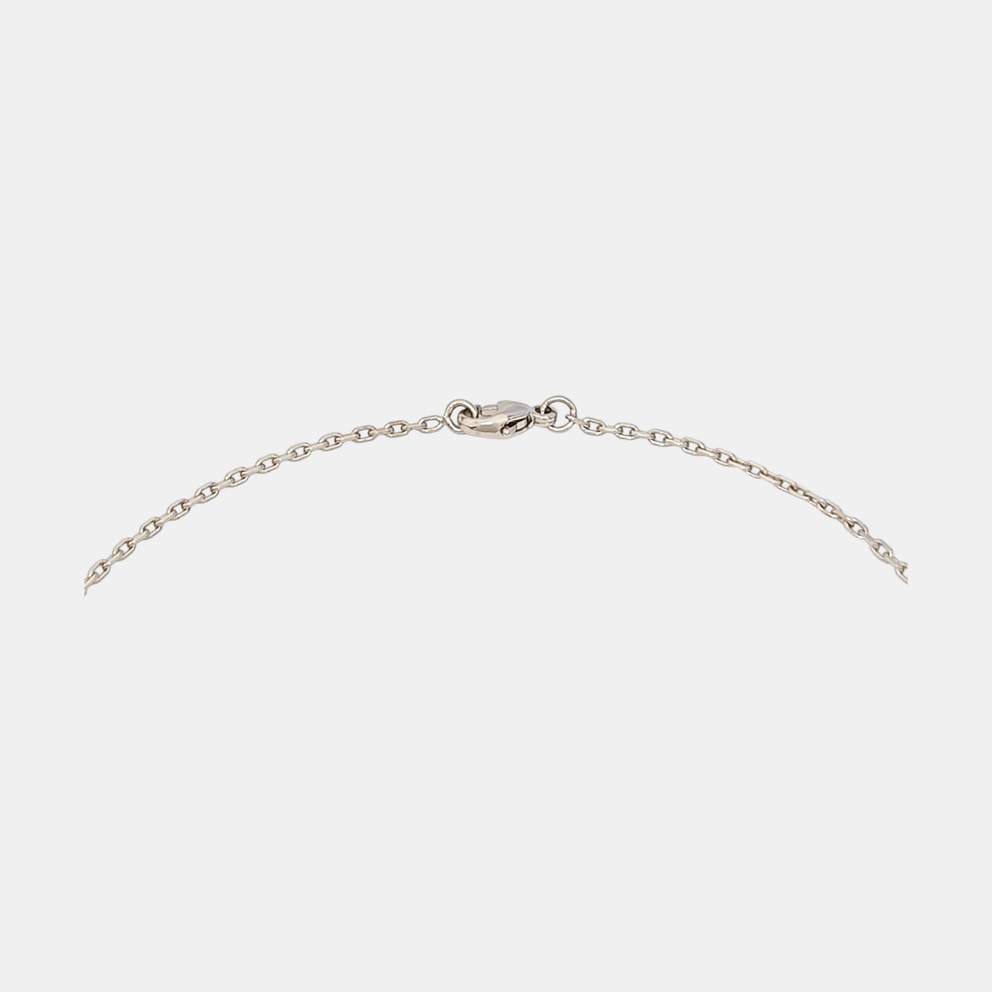Pop H Metal Silver Necklace