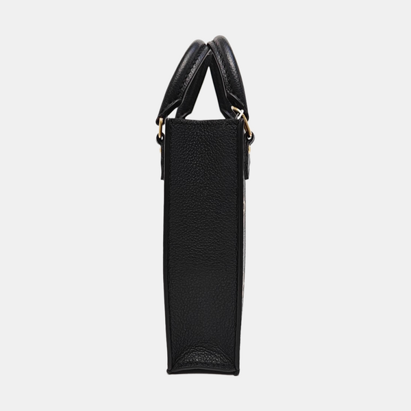SAC PLAT Mini Monogram Calfskin Black
