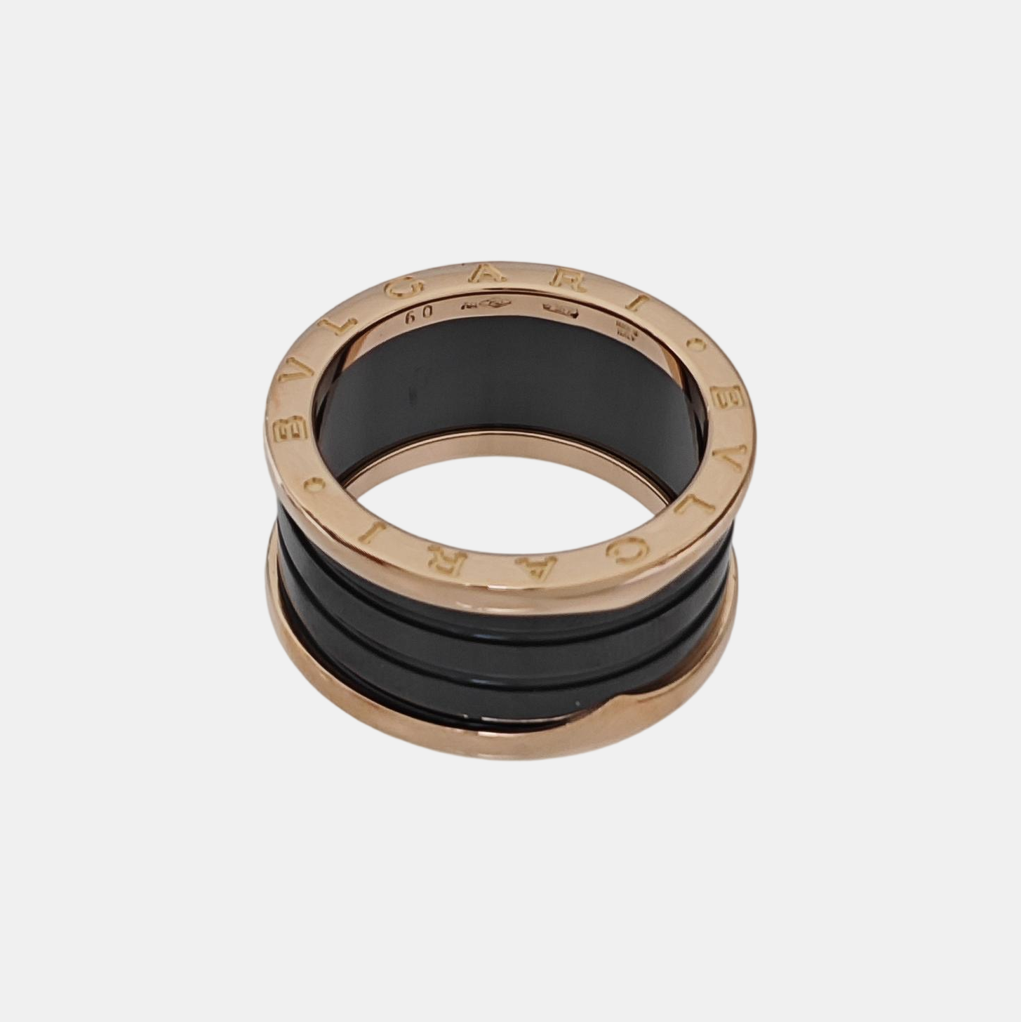 B.ZERO1 18k Rose Gold Ring EU 60