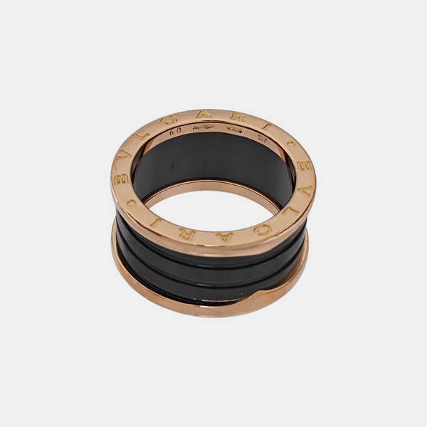 B.ZERO1 18k Rose Gold Ring EU 60