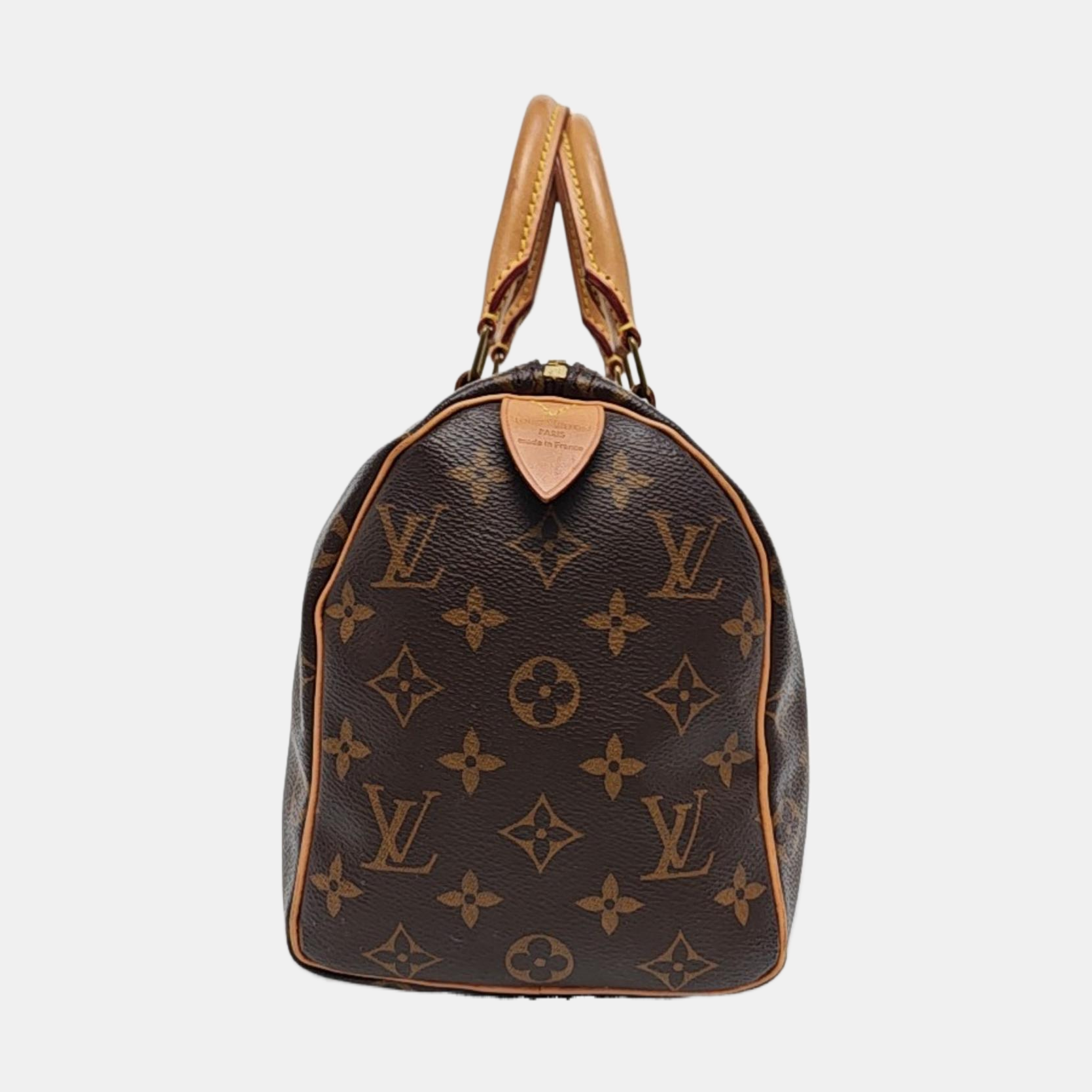 SPEEDY 25 Monogram Coated Canvas Brown