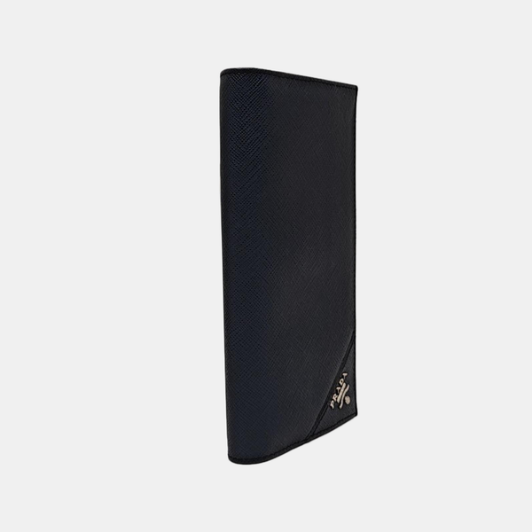 Saffiano Calfskin Wallet Blue