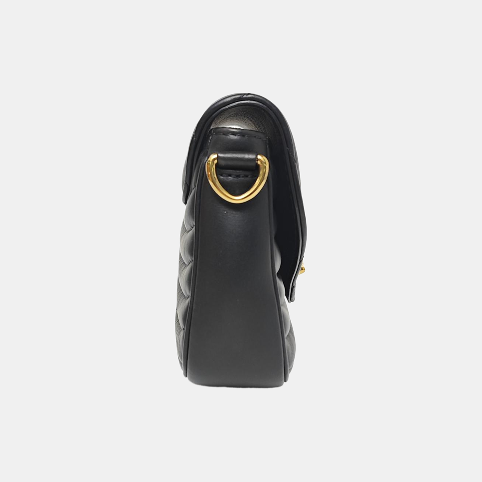 NEW WAVE Quilted Calfskin Black