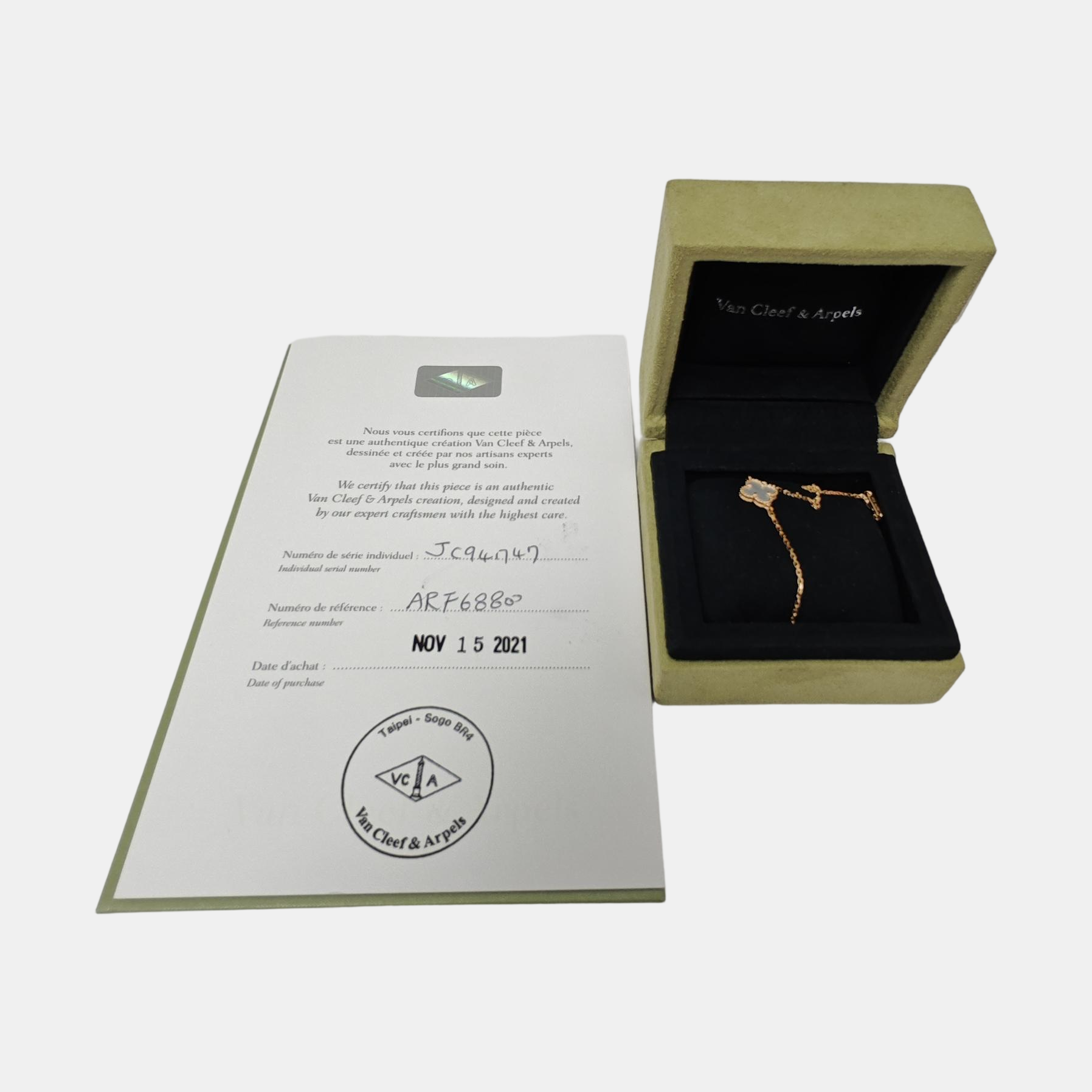 Sweet Alhambra 18k Gold Bracelet