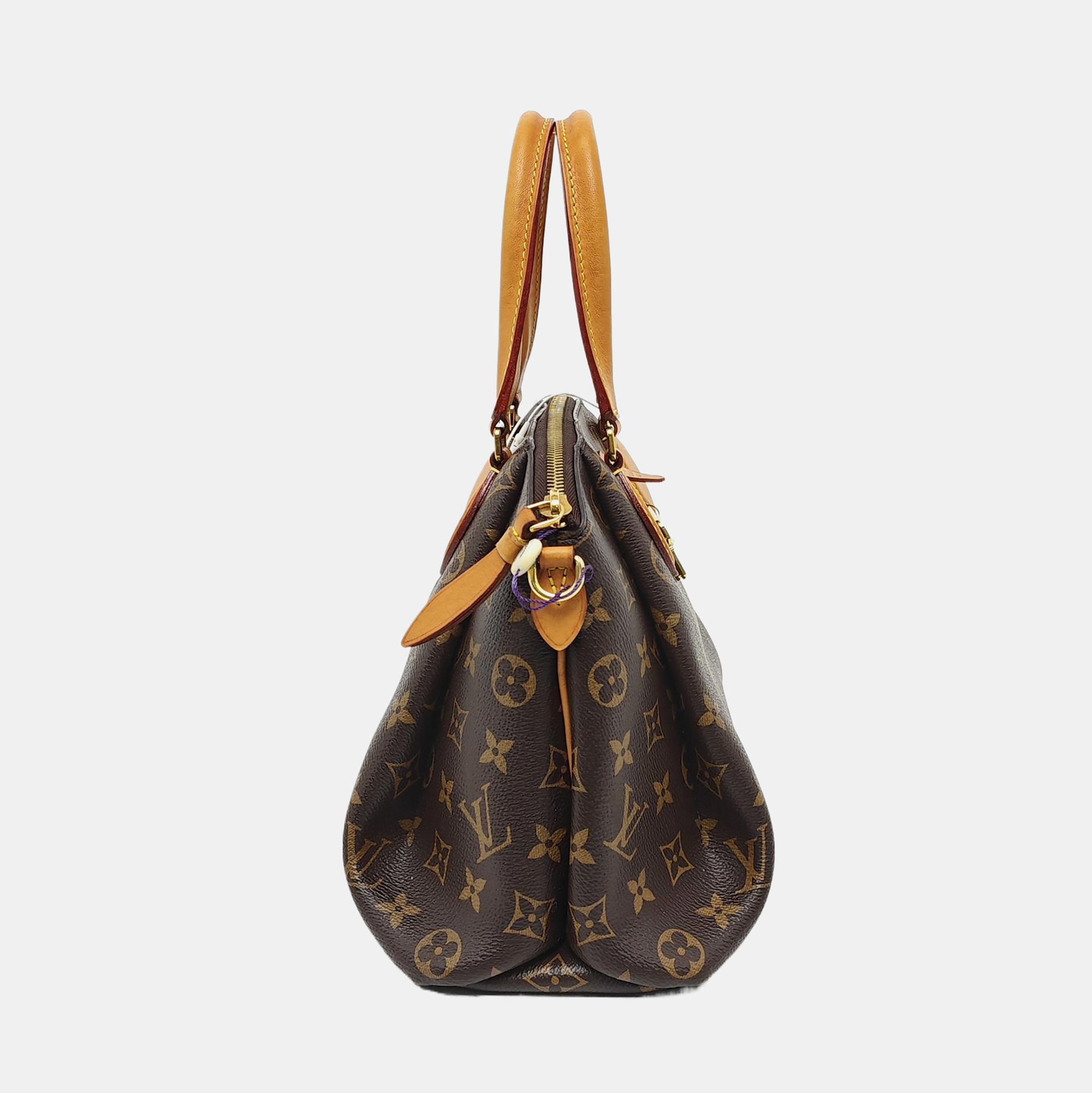 RIVOLI BB Monogram Coated Canvas Brown