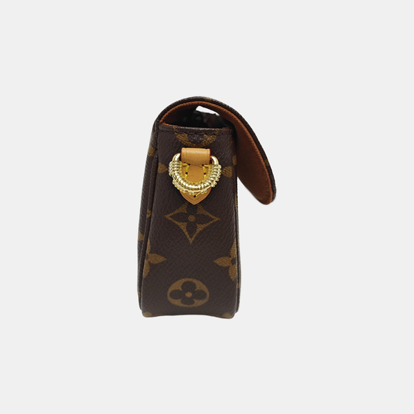 IVY Monogram Coated Canvas Brown