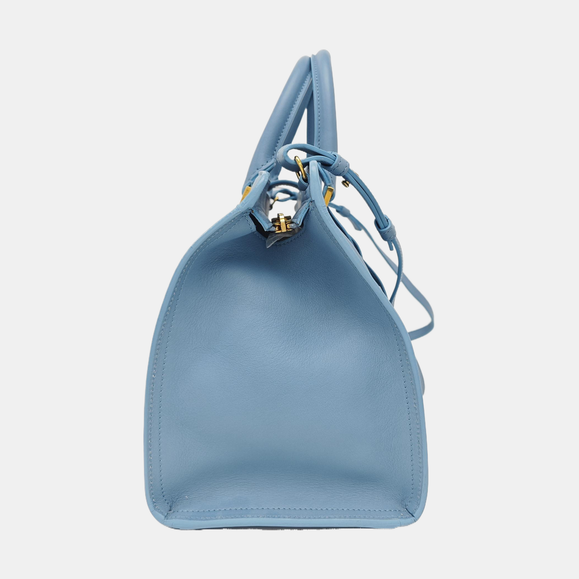 CHYC Y LIGNE Small Calfskin Blue