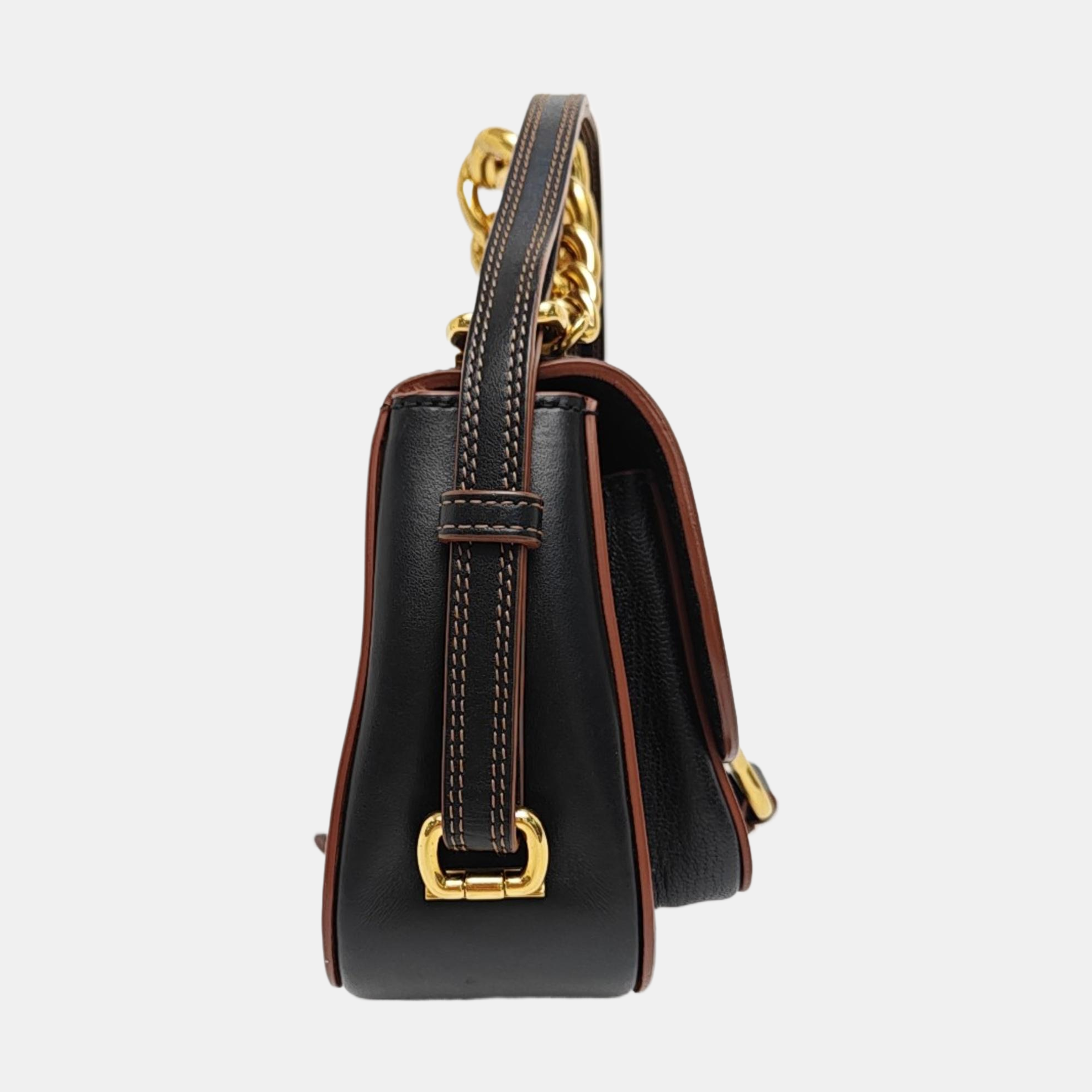 Dahlia Calfskin Black