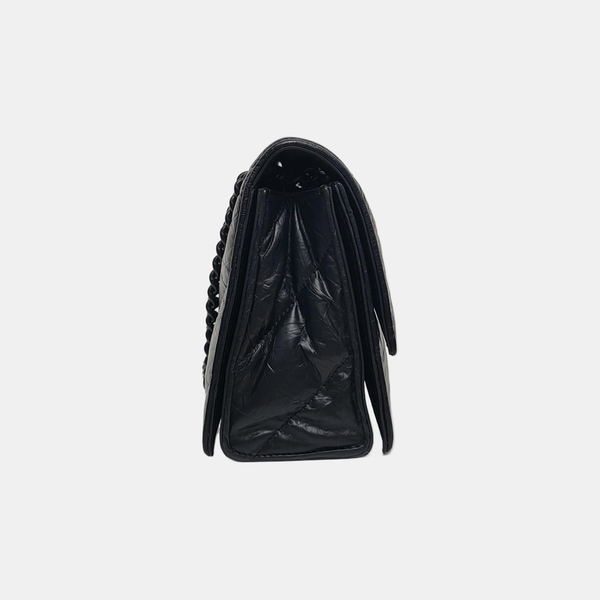 Crush Small Quilted Calfskin Black