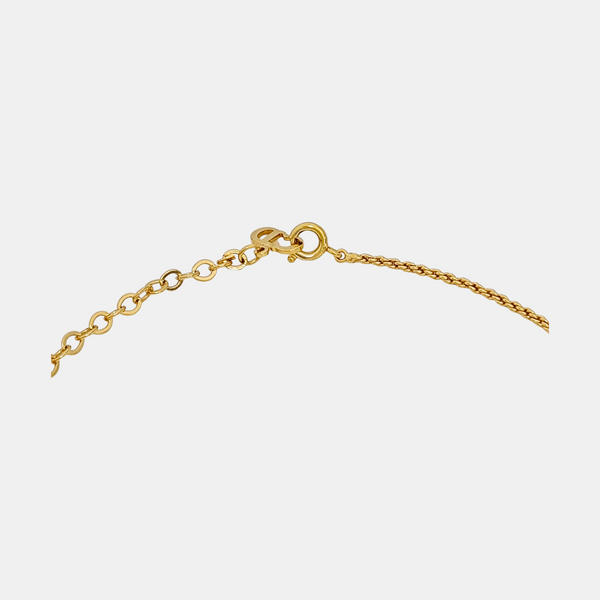 Petit CD Metal Gold Necklace