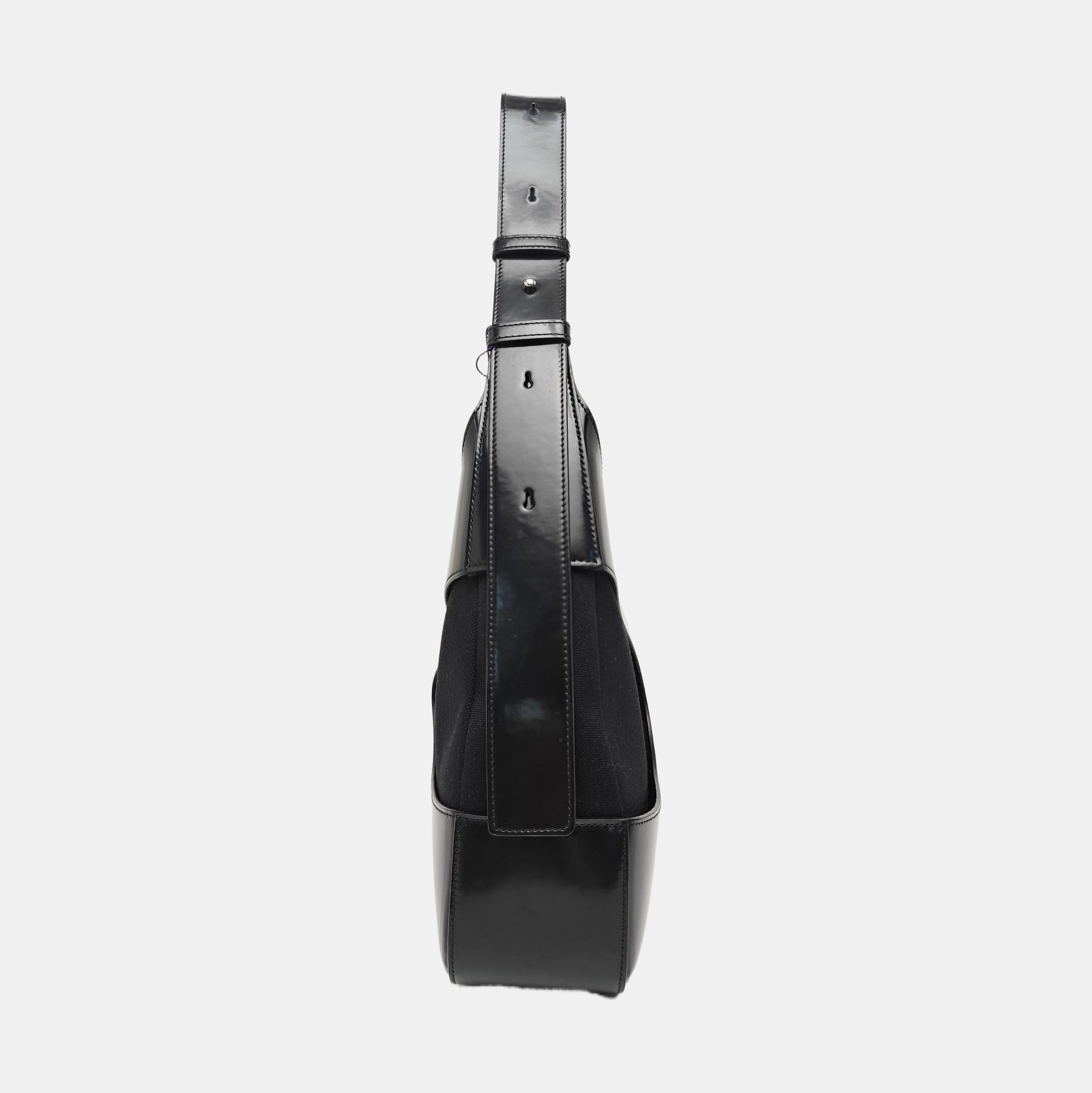 Fabric Shoulder Bag Black