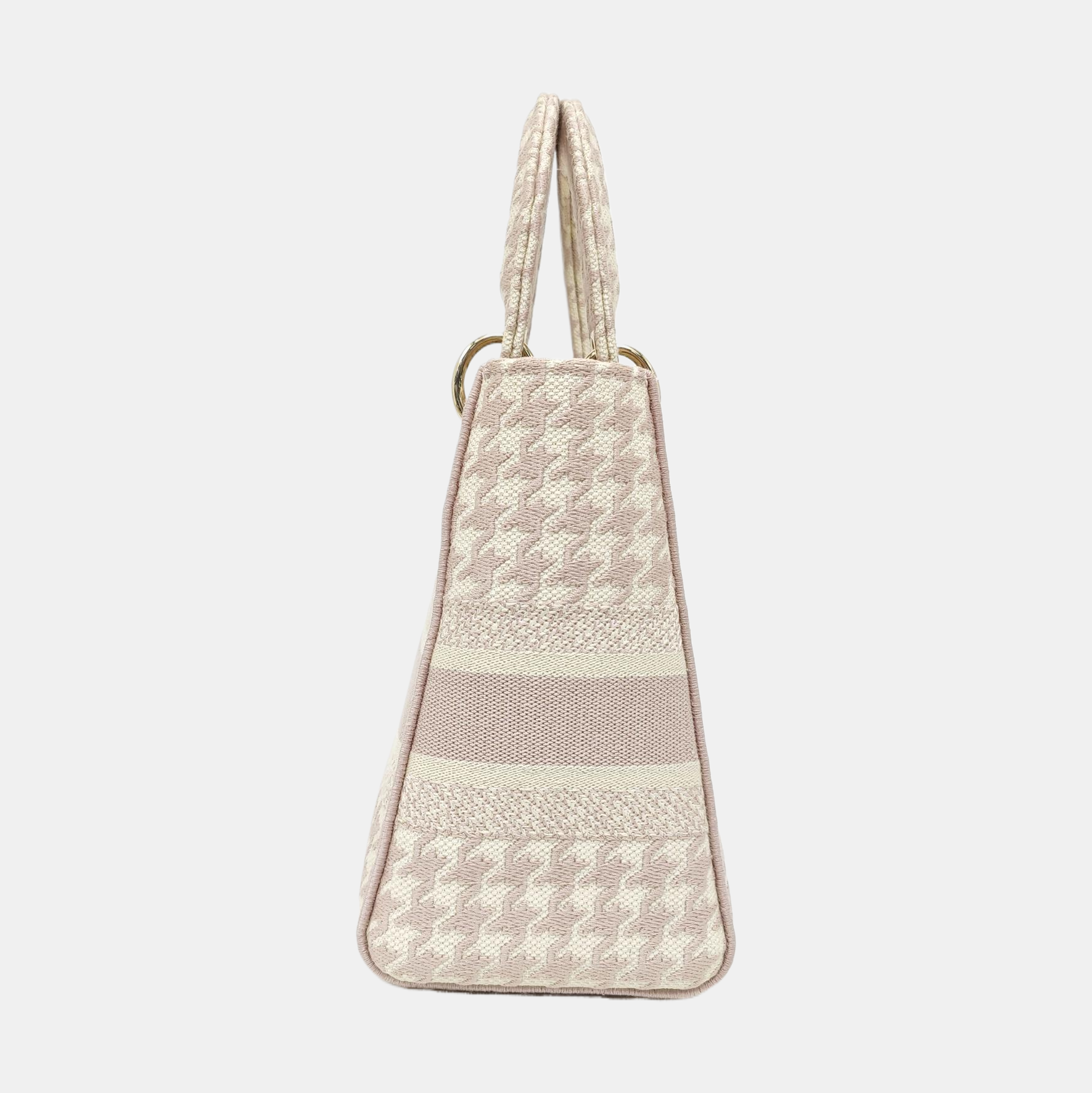 Authenticated pre-owned  Lady D-Lite Medium Fabric Multicolor - Tote Bag at Looply