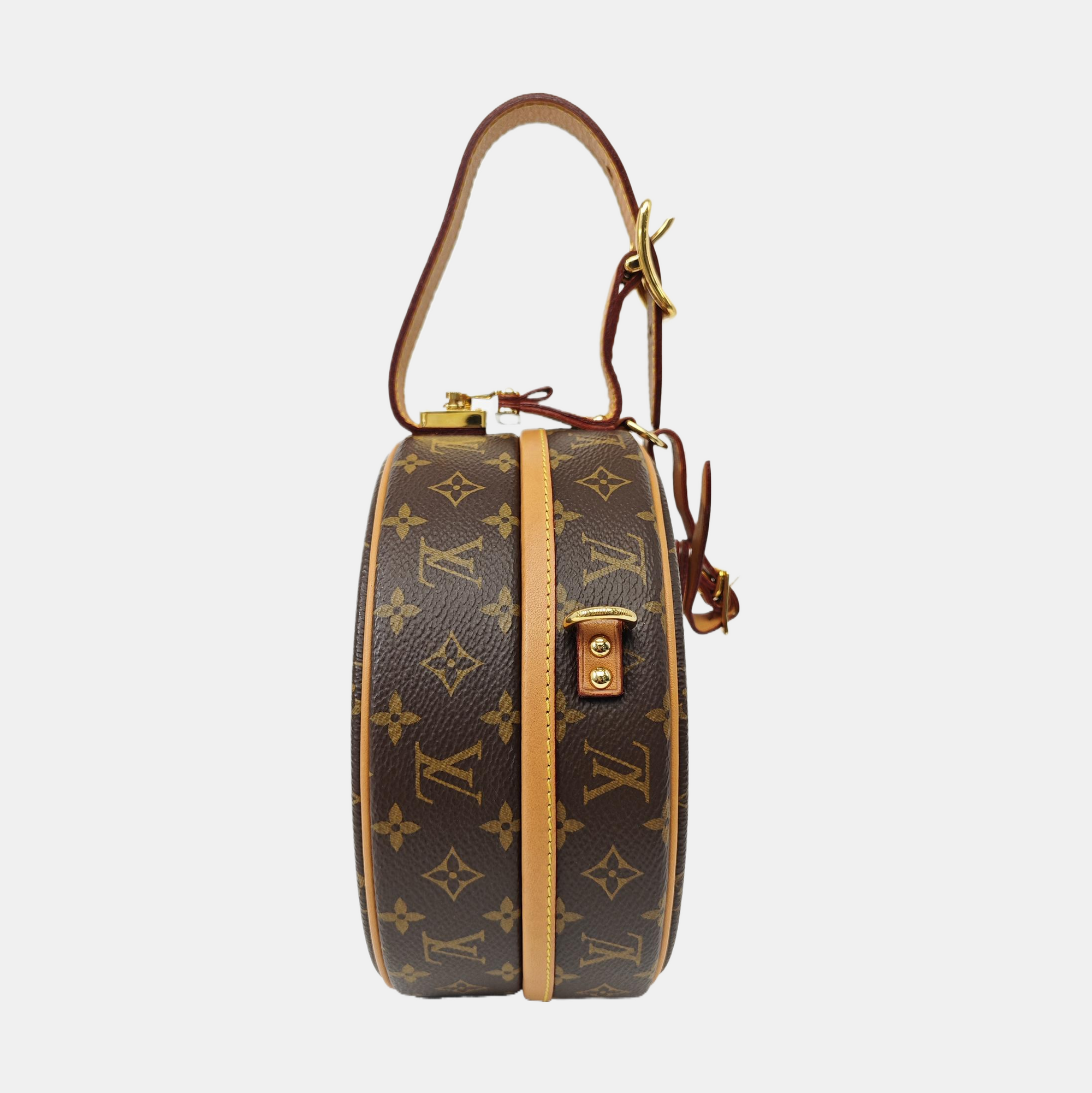 BOITE CHAPEAU PM Monogram Coated Canvas Brown