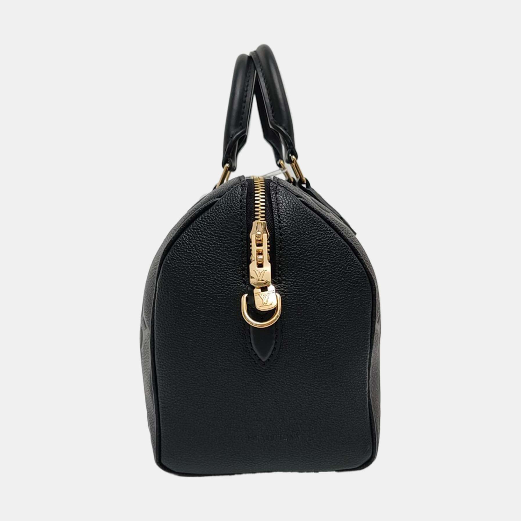 Authenticated pre-owned  SPEEDY 25 Monogram Calfskin Black - Shoulder Bag at Looply