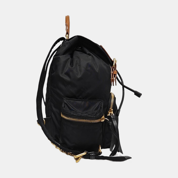 The Rucksack Medium Nylon Black