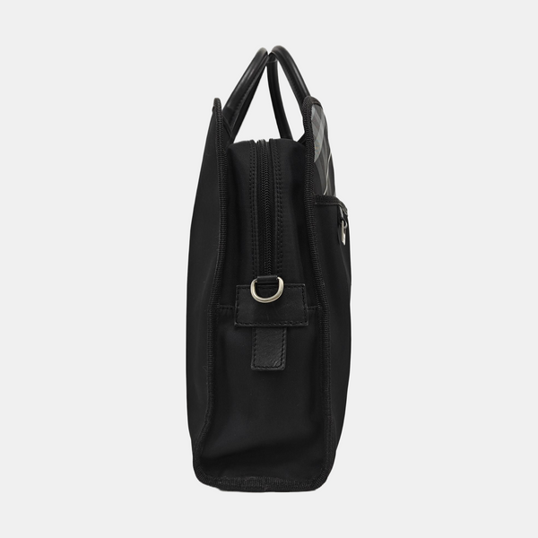 Nylon Shoulder Bag Black