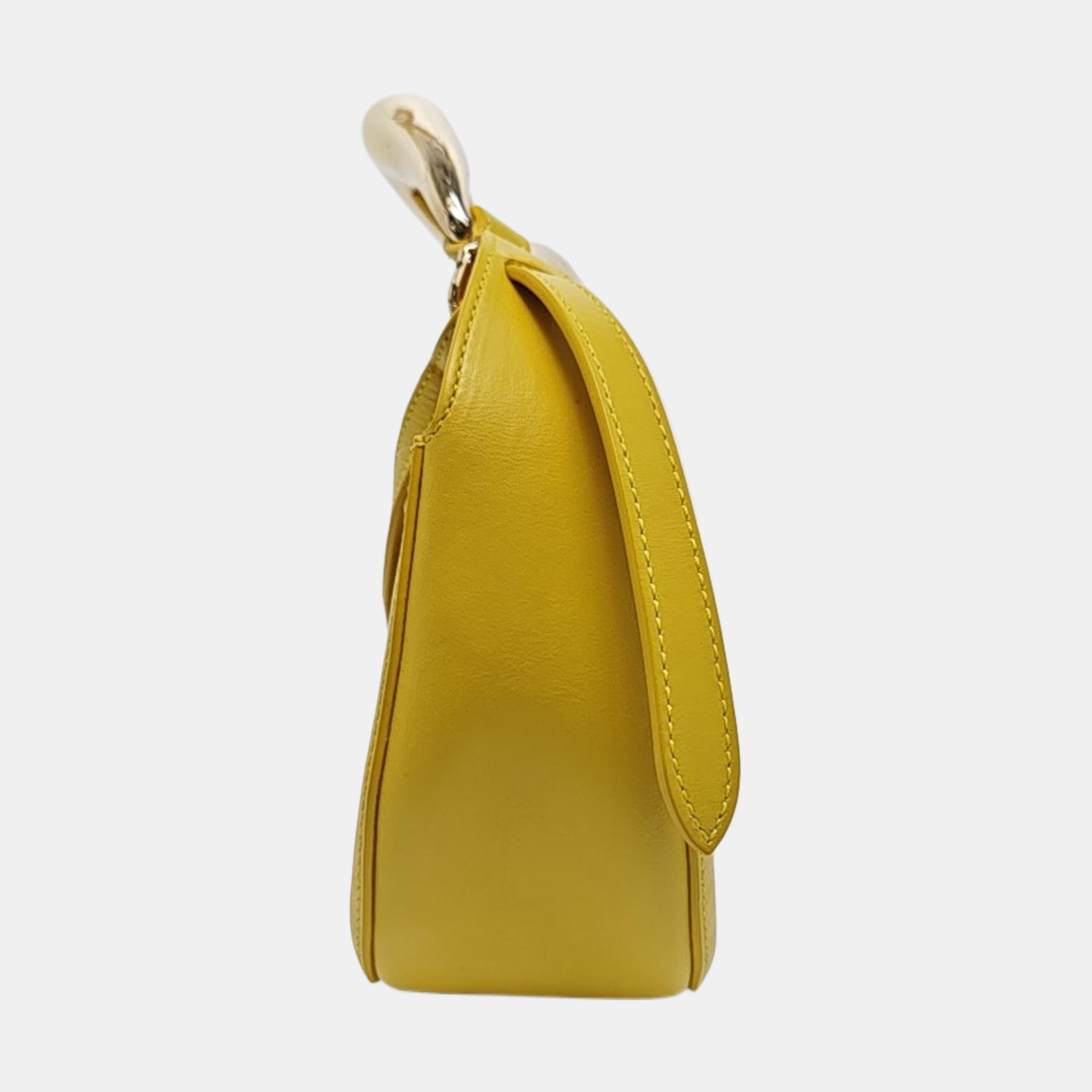 Kiss Small Calfskin Yellow